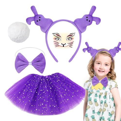 shpuuyy Rollenspiel-Kostüm, buntes Verkleidungs-Set, lustiges Partyzubehör, bezauberndes Cosplay-Zubehör für Ostern, Geburtstag, Weihnachten shpuuyy Rollenspiel-Kostüm, buntes Verkleidungs-Set, lustiges Partyzubehör, bezauberndes Cosplay-Zubehör für Ostern, Geburtstag, Weihnachten von shpuuyy