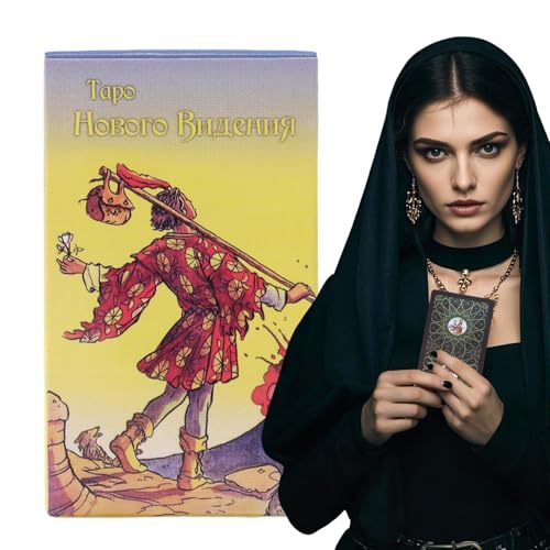 shpuuyy Tarotkarten Für Anfänger,Brettspiel Tarotkarten Auf Russisch | 78 Karten Mit Umkehrkarten Spirituelle Entdeckungsreise Für Jugendliche Erwachsene Sammler shpuuyy Tarotkarten Für Anfänger,Brettspiel Tarotkarten Auf Russisch | 78 Karten Mit Umkehrkarten Spirituelle Entdeckungsreise Für Jugendliche Erwachsene Sammler von shpuuyy