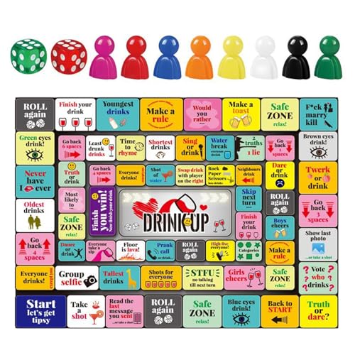 shpuuyy Trinkspiele Für Erwachsene | Trinkspiel Für Paare - Würfelspiel Und Interaktives Spielzeug Für Dates Hochzeiten Abschlussfeiern Strandpartys von shpuuyy