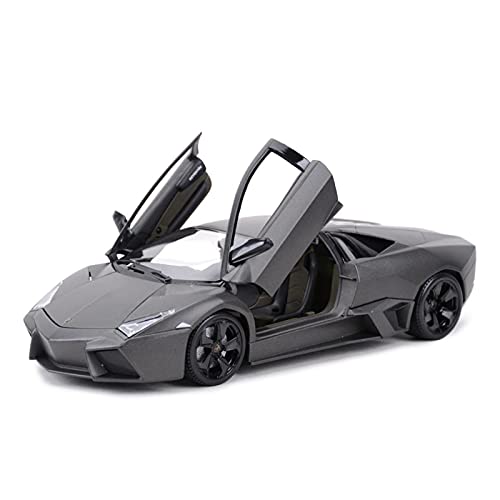 1 18 für Reventon Sportwagen Legierung Diecast Spielzeugauto Modell Sound und Licht für Jungen Geschenksammlung Dekoration(Schwarz) von shuishuicui