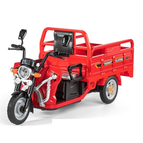 Maßstab 1:12 für China Post Dreirädriges Motorrad Druckguss New Trend Spielzeug Sammlerstück Herren Schreibtisch Dekoration 9 Zoll(Red) von shuishuicui