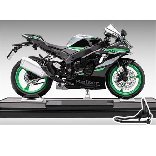 shuishuicui 1/12 für Kawasaki ZX-10R Motorradmodell Legierung Motorrad Spielzeug Männer Jungen Dekoration Sammlung Schreibtisch Display Geschenk(Gray) von shuishuicui