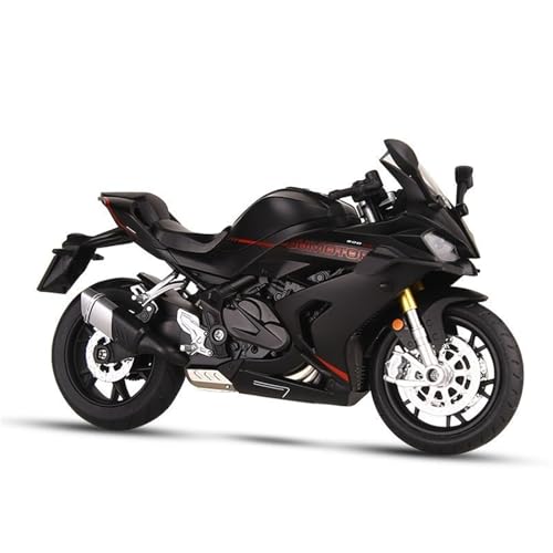 shuishuicui 1/12 für Qianjiang 600RS Legierung Motorrad Modell Spielzeug 17cm Dekorationen Schreibtisch Männer Jungen Die Sammlung von Gedenk(Black) von shuishuicui