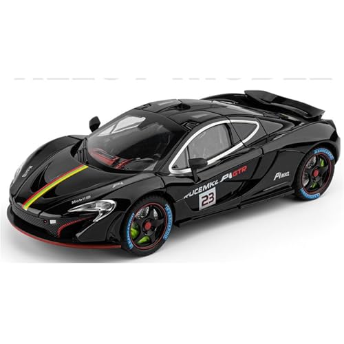 shuishuicui 1/24 für McLaren P1 Legierung Auto Modell Sammlung Männer Jungen Miniatur Spielzeug Sammlung Memorial Dekoration 19CM(Black) von shuishuicui