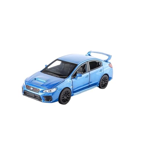 shuishuicui 1/30 für Subaru WRX STI Rennwagen Legierung Auto Modell Spielzeug Sammlung 6 Zoll Dekorative Schreibtisch Junge Geschenk Gedenken(Blue) von shuishuicui