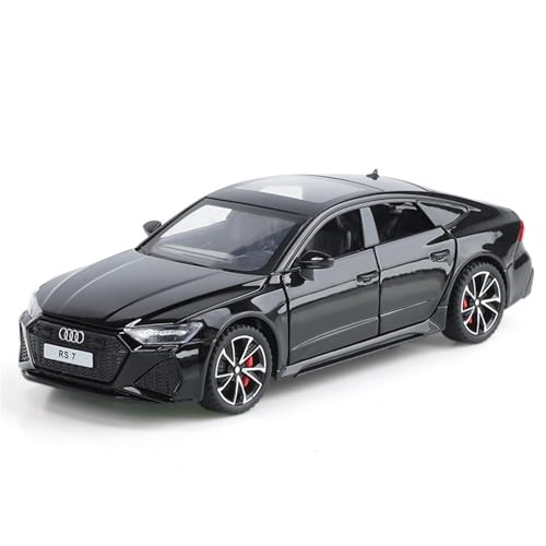 shuishuicui 1/32 für Audi RS7 Legierung Automodell 6 "Dekorative Schreibtischsammlung Männer und Frauen Simulation Spielzeug Geschenk(Black) von shuishuicui
