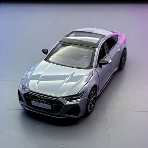 shuishuicui 1/32 für Audi RS7 Legierung Automodell 6 "Dekorative Schreibtischsammlung Männer und Frauen Simulation Spielzeug Geschenk(Gray) von shuishuicui