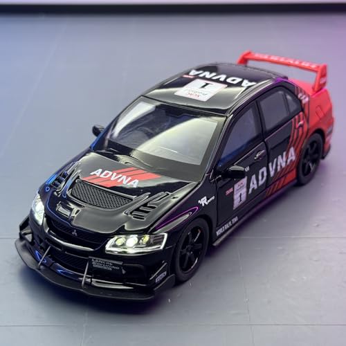 shuishuicui 1/32 für Mitsubishi EVO Modifizierte Version Legierung Automodell 6 Zoll Spielzeug Dekoration Gedenk Miniatur Herren Sammlerstücke von shuishuicui