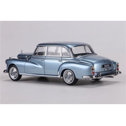 shuishuicui 1/64 für Mercedes-Benz 300D 1959 Legierung Automodell Erwachsene Spielzeug für Jungen Sammlung Dekoration Kinderzimmer Schreibtisch Souvenir(Blue) von shuishuicui