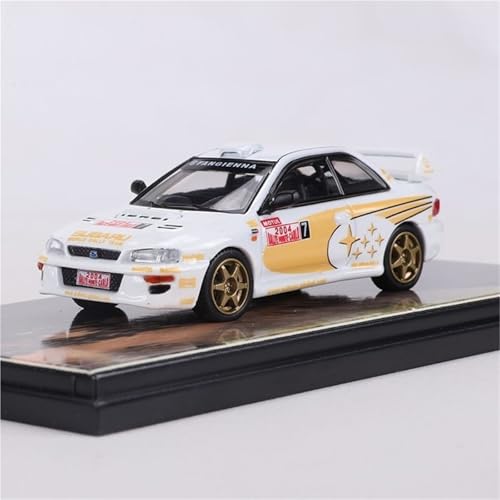 shuishuicui 1/64 für Subaru Legierung Automodell Erwachsene Rennspielzeug für Jungen Sammlung Dekorationen Kinderzimmer Schreibtisch Souvenir(White) von shuishuicui