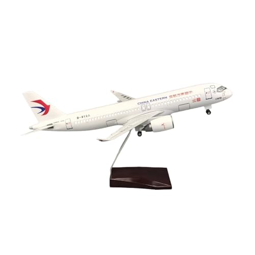 shuishuicui 1 100 Flugzeugmodell für China Eastern Airlines für C919 Harzlegierung Simulation Verkehrsflugzeug Dekoration Schreibtisch Spielzeug für Erwachsene 15 Zoll von shuishuicui
