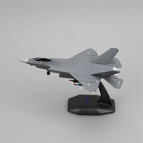 shuishuicui 1 100 Flugzeugmodell für J35 Einsitziges Stealth-Twin-Engine-Trägerflugzeug Legierung Dekoration Herrenkollektion Geschenk 7 Zoll von shuishuicui