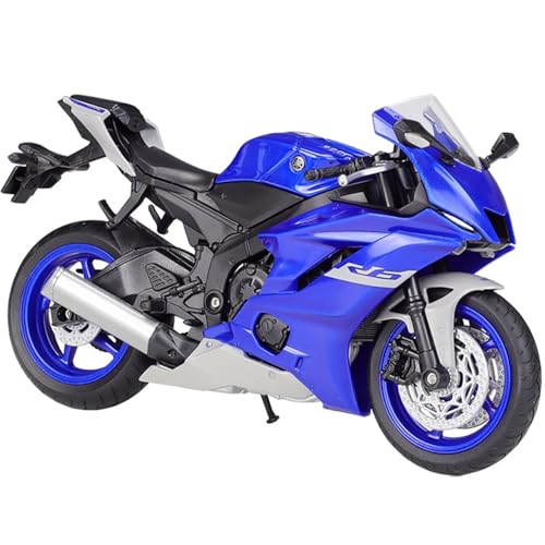 shuishuicui 1 12 for Yamaha YZF-R6 2020 Alloy Motorcycle Model Simulation Toy 7-inch Men's Office Desk Decoration Collection Graduation Day(Blue) von shuishuicui