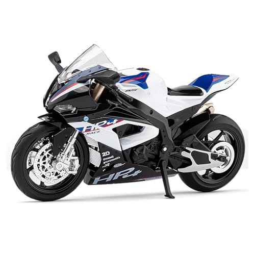 shuishuicui 1 12 für BMW HP4 Motorrad Legierung Spielzeug Sammlung Gedenk dekorative Schreibtisch Herren Restaurant Ornamente 6 Zoll(White) von shuishuicui