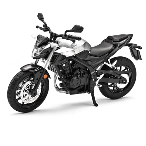 shuishuicui 1 12 für Honda CB400F Legierung Motorrad Modell Spielzeug Dekoration 7-Zoll Gedenk Sammlerstück für Männer(Silver) von shuishuicui