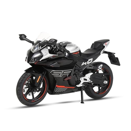 shuishuicui 1 12 für Springbok 450SR Legierung Motorrad Modell Sammlung Herren Miniatur Spielzeug Dekoration 17CM(Black) von shuishuicui
