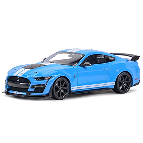 shuishuicui 1 18 2020 Für Mustang Shelby Cobra Gt500 Statische Legierung Diecast Simulation Sportwagen Modell Spielzeug Für Jungen Geschenk(Blau) von shuishuicui