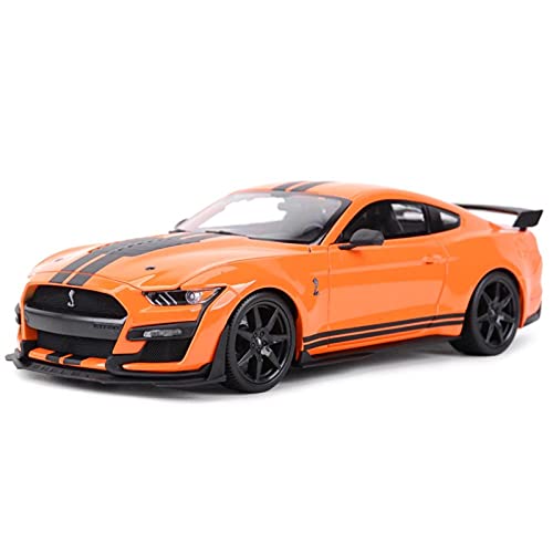 shuishuicui 1 18 2020 Für Mustang Shelby Cobra Gt500 Statische Legierung Diecast Simulation Sportwagen Modell Spielzeug Für Jungen Geschenk(Orange) von shuishuicui