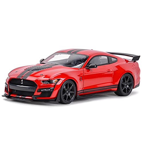 shuishuicui 1 18 2020 Für Mustang Shelby Cobra Gt500 Statische Legierung Diecast Simulation Sportwagen Modell Spielzeug Für Jungen Geschenk(Rot) von shuishuicui