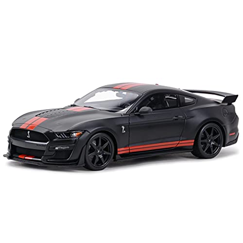 shuishuicui 1 18 2020 Für Mustang Shelby Cobra Gt500 Statische Legierung Diecast Simulation Sportwagen Modell Spielzeug Für Jungen Geschenk(Schwarz) von shuishuicui