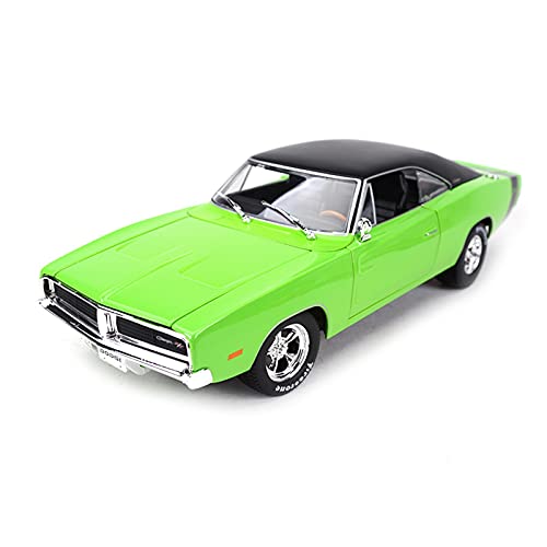 shuishuicui 1 18 Für 1969 Dodge Charger RT Sportwagen Legierung Automodell Simulation Diecast Spielzeug Jungen Geschenke Sammlung von shuishuicui