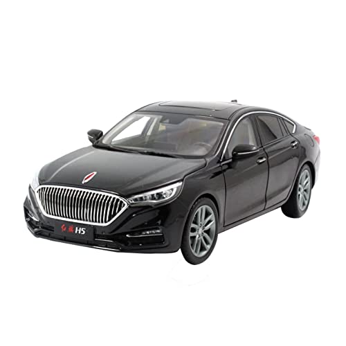 shuishuicui 1 18 Für FAW Hongqi H5 High Simulation Zinklegierung 6-Türer Automodell Für Jungen Erwachsene (Schwarz) von shuishuicui
