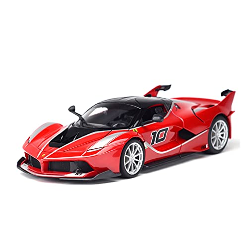 shuishuicui 1 18 Für FXXK Static Collectible Alloy Diecast Simulation Sportwagen Modell Spielzeug Für Jungen Geschenke(Rot) von shuishuicui
