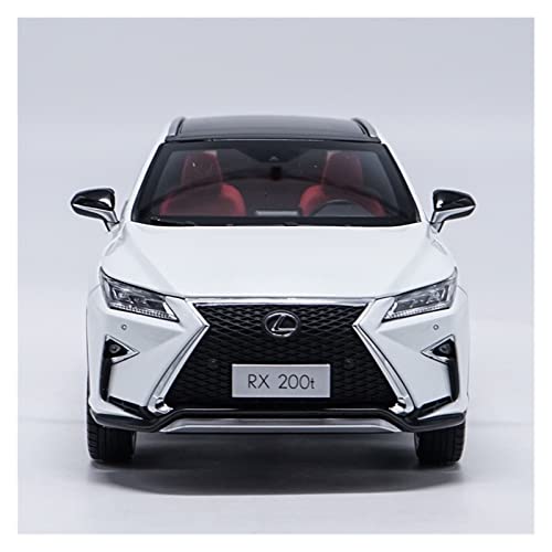 shuishuicui 1 18 Für RX RX200T SUV Geländewagen Sammlerstück Simulation Zinklegierung Automodell Als Werbegeschenk(White) von shuishuicui