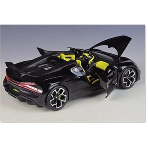 shuishuicui 1 18 für Bugatti Mistral Legierung Automodell Spielzeug 10 Zoll Schwarz Dekorative Desktop-Kollektion Geschenk Memorial Männer Jungen von shuishuicui