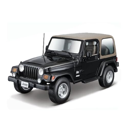 shuishuicui 1 18 für Jeep Wrangler Sahara Legierung Automodelle für Männer Display Spielzeug Sammlung Jungen Spielzeug 22CM Schreibtisch Dekoration(Black) von shuishuicui