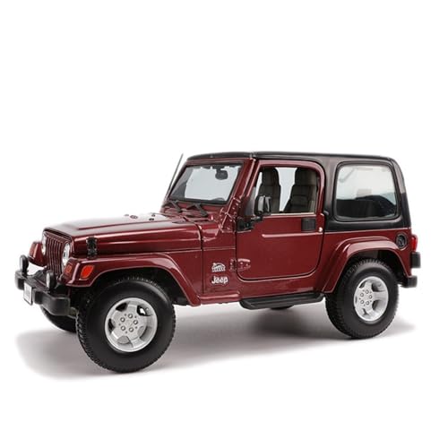 shuishuicui 1 18 für Jeep Wrangler Sahara Legierung Automodelle für Männer Display Spielzeug Sammlung Jungen Spielzeug 22CM Schreibtisch Dekoration(Red) von shuishuicui