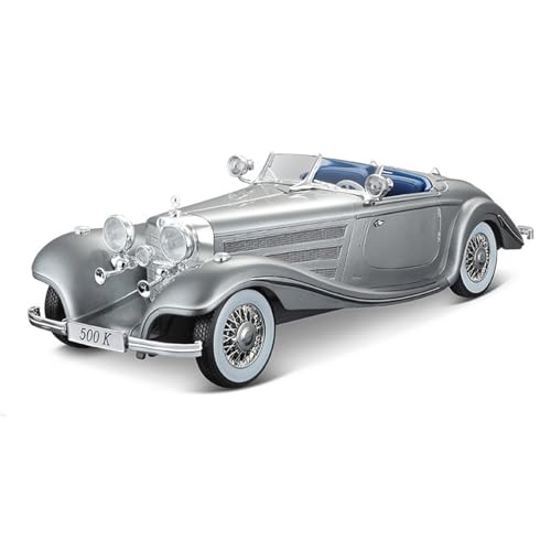 shuishuicui 1 18 für Mercedes 500K 1936 Oldtimer Legierung Automodell Dekoratives Spielzeug 11 Zoll Geschenksammlung Jungen Männer von shuishuicui