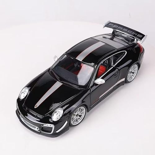 shuishuicui 1 18 für Porsche 911 GT3 RS 4.0 Legierung Automodell Spielzeug 25CM Sammlung Schreibtisch Dekoration Geschenk für Männer und Frauen(Black) von shuishuicui
