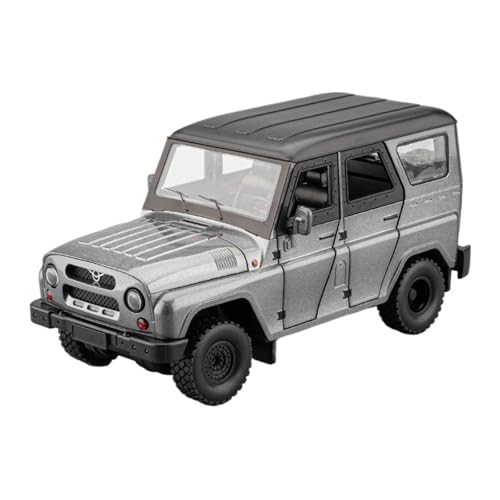shuishuicui 1 18 für Russland Wazi Hunter Off-Road Legierung Auto Modell Spielzeug 9 Zoll Schreibtisch Dekoration Sammlung Memorial Männlich(Gray) von shuishuicui