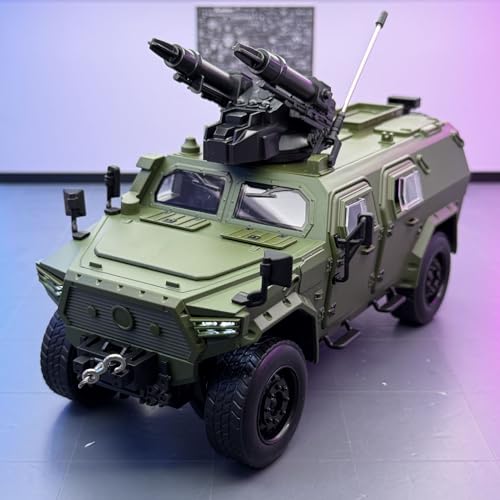 shuishuicui 1 20 Für den Slugger Panzerwagen Hohe passende Version Legierung Geländewagen Modell Spielzeug Display Jungen 10 Zoll Grüne Schreibtischdekoration von shuishuicui