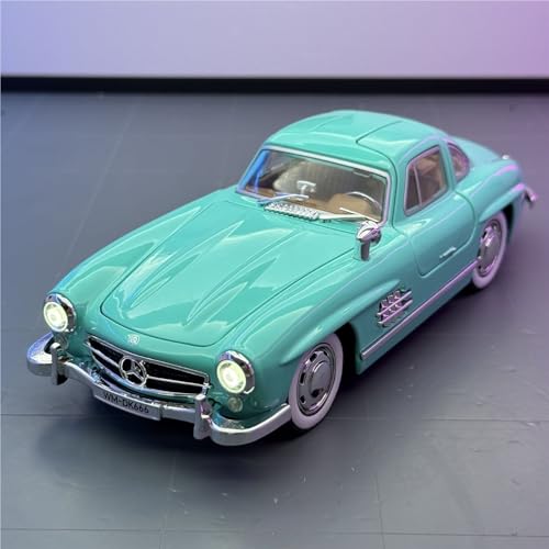 shuishuicui 1 22 für Benz 300SL Legierung Automodell Dekoriert Tabletop Collection Gedenkgeschenk für Männer Toy Boy 8 Zoll(Blue) von shuishuicui