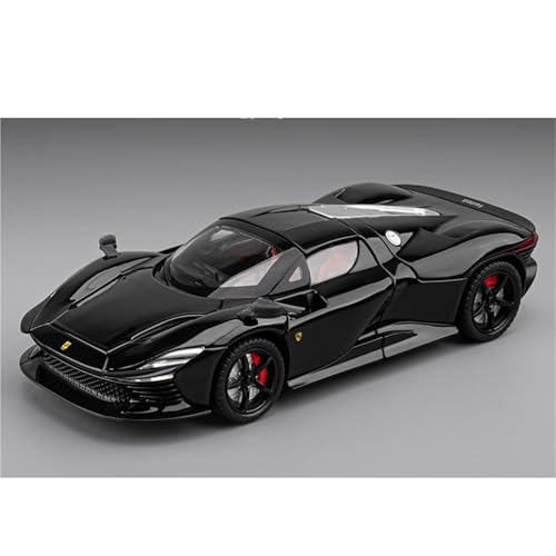 shuishuicui 1 22 für Ferrari Daytona SP3 Sportwagen Legierung Automodell Spielzeug Dekoration Desktop-Kollektion Memorial Männlich 8 Zoll(Black) von shuishuicui