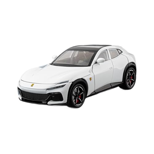 shuishuicui 1 22 für Ferrari Pulsar FUV Legierung Auto Modell 8 Zoll Spielzeug Dekoration Gedenk Miniatur Männlichen Sammlerstück(White) von shuishuicui