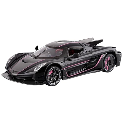 shuishuicui 1 24 Für Koenigsegg Jasco Legierung Automodell Spielzeugauto Sammlung Dekoration Schreibtisch Männer Und Frauen Gedenkgeschenk 8 Zoll(Black) von shuishuicui