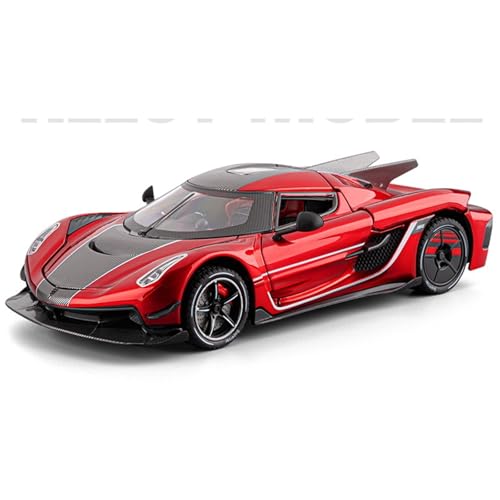 shuishuicui 1 24 Für Koenigsegg Jasco Legierung Automodell Spielzeugauto Sammlung Dekoration Schreibtisch Männer Und Frauen Gedenkgeschenk 8 Zoll(Red) von shuishuicui