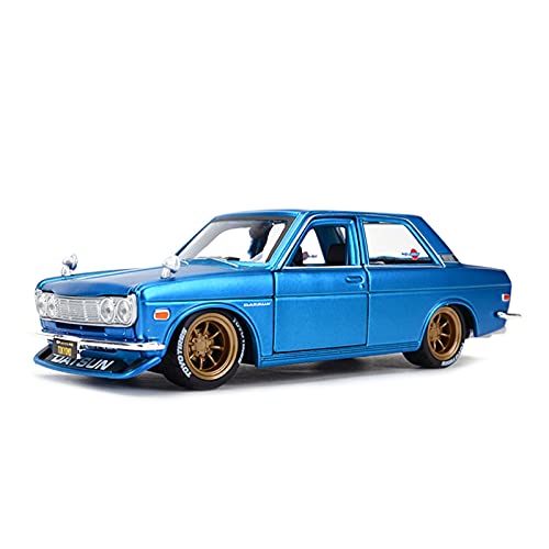 shuishuicui 1 24 Für Nissan 1971 Datsun 510 Sportwagen Static Die Cast Fahrzeuge Sammlermodell Autospielzeug von shuishuicui