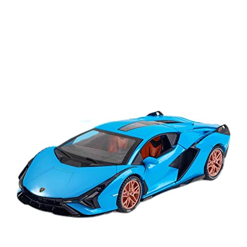shuishuicui 1 24 Für SIAN FKP37 Simulation Diecast Supercar Modell Legierung Zurückziehen Spielzeugfahrzeuge Geschenk(Blau) von shuishuicui