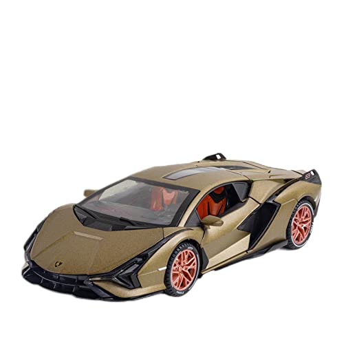 shuishuicui 1 24 Für SIAN FKP37 Simulation Diecast Supercar Modell Legierung Zurückziehen Spielzeugfahrzeuge Geschenk(Grün) von shuishuicui