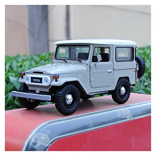 shuishuicui 1 24 Für Toyota FJ40 Cruiser Legierung Automodell Diecasts Spielzeug Geländewagen Simulation Kinder Geschenk(White) von shuishuicui