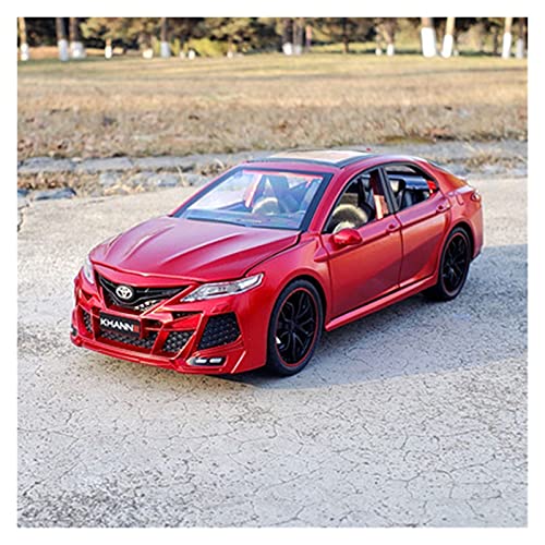 shuishuicui 1 24 for Toyota Camry Zinklegierung Automodell Sound Und Licht Simulation Kinder (Rot) von shuishuicui