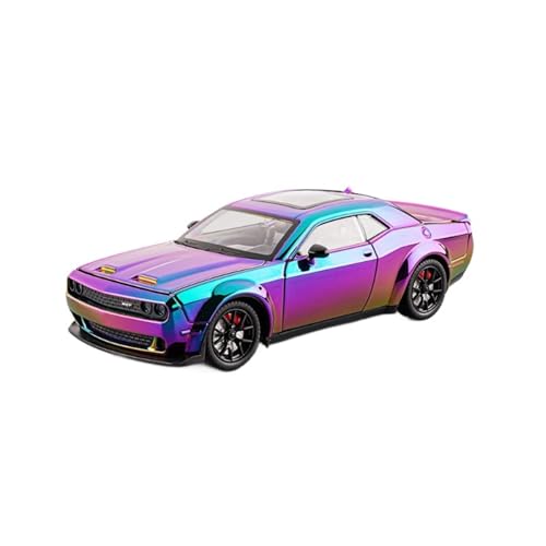 shuishuicui 1 24 für Dodge Hellcat Legierung Sport Auto Auto Modell 8 Zoll Spielzeug Dekoration Sammlung Für Jungen(Purple) von shuishuicui