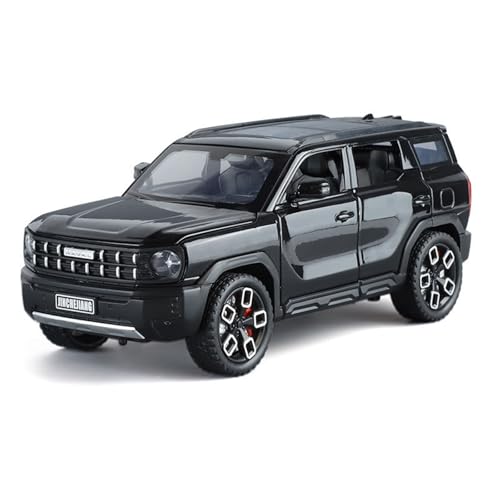 shuishuicui 1 24 für Harvard Cool Dog Buggy Legierung Auto Sportwagen Modell Spielzeug 7 Zoll Dekorative Schreibtisch Sammlung Jungen(Black) von shuishuicui