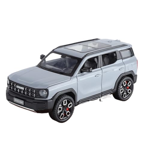 shuishuicui 1 24 für Harvard Cool Dog Buggy Legierung Auto Sportwagen Modell Spielzeug 7 Zoll Dekorative Schreibtisch Sammlung Jungen(Gray) von shuishuicui