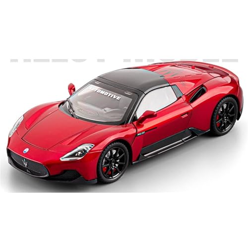 shuishuicui 1 24 für Maserati MC20 Cabrio Legierung Auto Modell 8 Zoll Spielzeug Für Männer Und Jungen Zu Sammeln Dual Modus Display Schreibtisch(Red) von shuishuicui