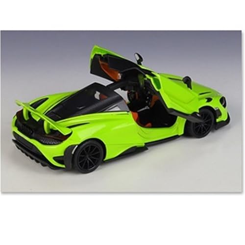 shuishuicui 1 24 für Mclaren 765LT Sportwagen Legierung Auto Modell Spielzeug Dekoration Desktop Sammlung Geschenk Memorial Männer(Green) von shuishuicui